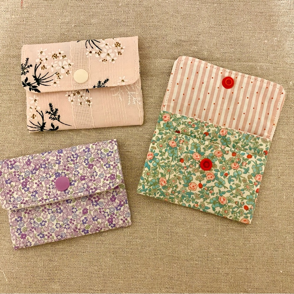-Hand made Card holder, many fabrics to choose from from